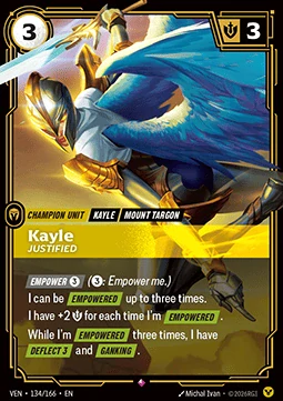 Kayle, Justified (V.1 - Rare)
