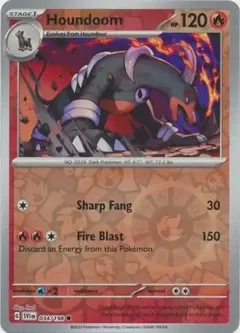 Houndoom (SVI 034) - REVERSE HOLO