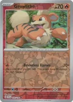 Growlithe (SVI 030) - REVERSE HOLO