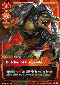 Renekton, Butcher of the Sands (V.1 - Rare)