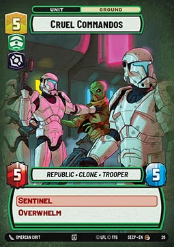 Cruel Commandos (V.2) - foil