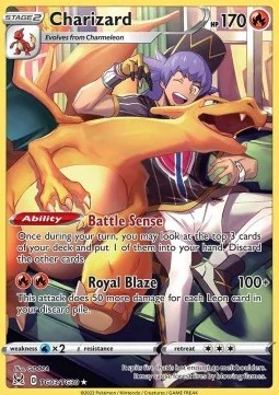 Charizard (LOR TG03) - LIGHT PLAYED