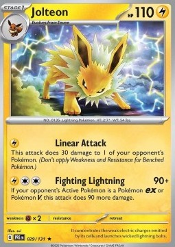 Jolteon (PRE 029) - REVERSE HOLO