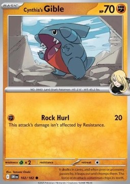 Cynthia's Gible (DRI 102)