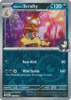 Marnie's Scrafty (DRI 133) - REVERSE HOLO