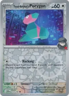 Team Rocket's Porygon (DRI 153) - REVERSE HOLO