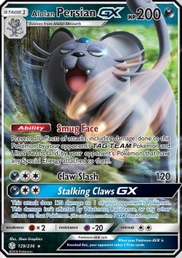 Alolan Persian GX (CEC 129) - GOOD