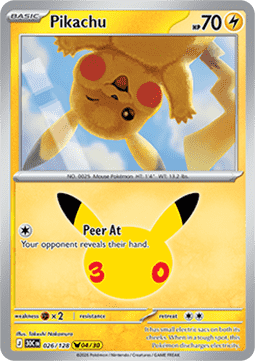 Pikachu (30C 026)