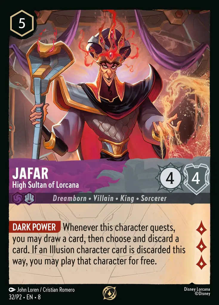 Jafar - High Sultan of Lorcana (V.1) - NF STORE