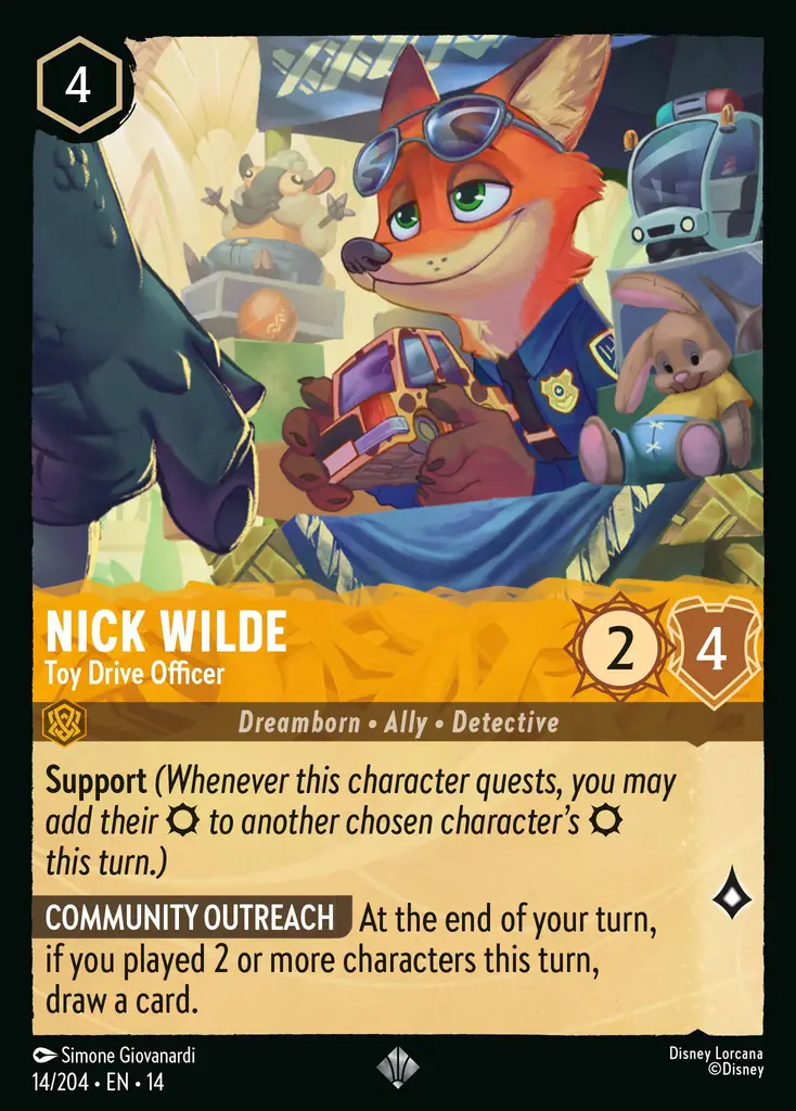 Nick Wilde – Toy Drive Officer