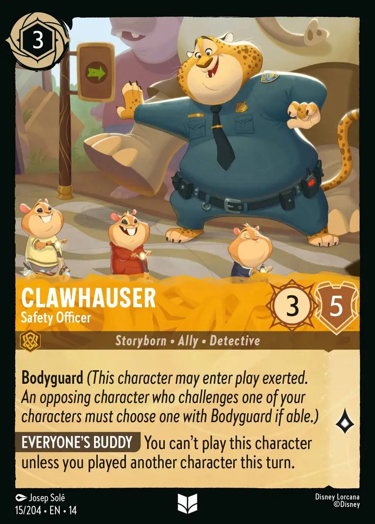 Clawhauser – Safety Officer