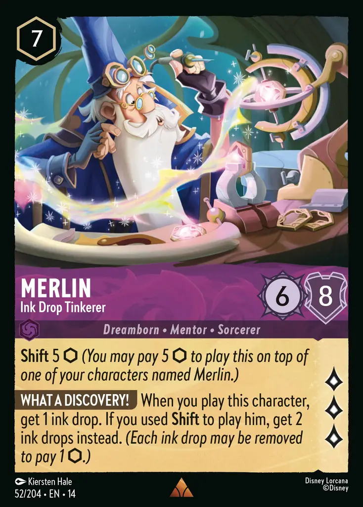 Merlin - Ink Drop Tinkerer - foil