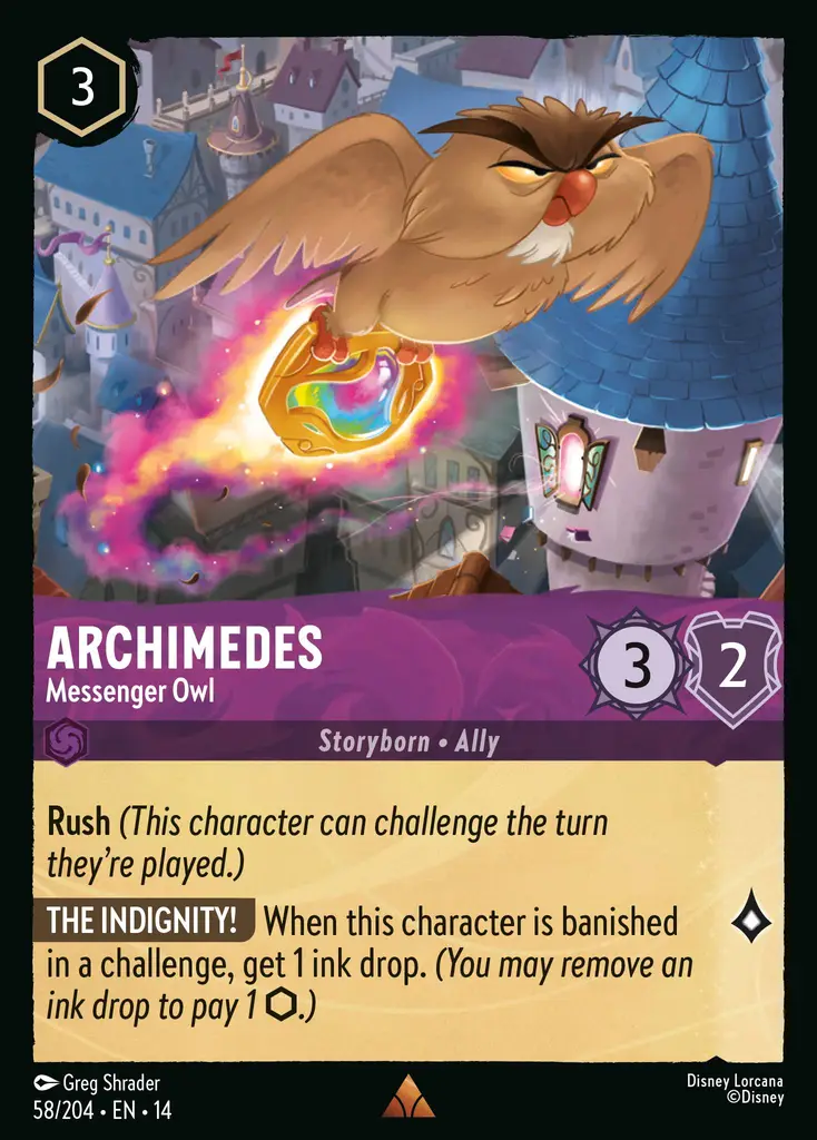 Archimedes - Messenger Owl (V.1) - foil
