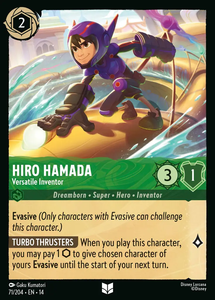 Hiro Hamada - Versatile Inventor - foil