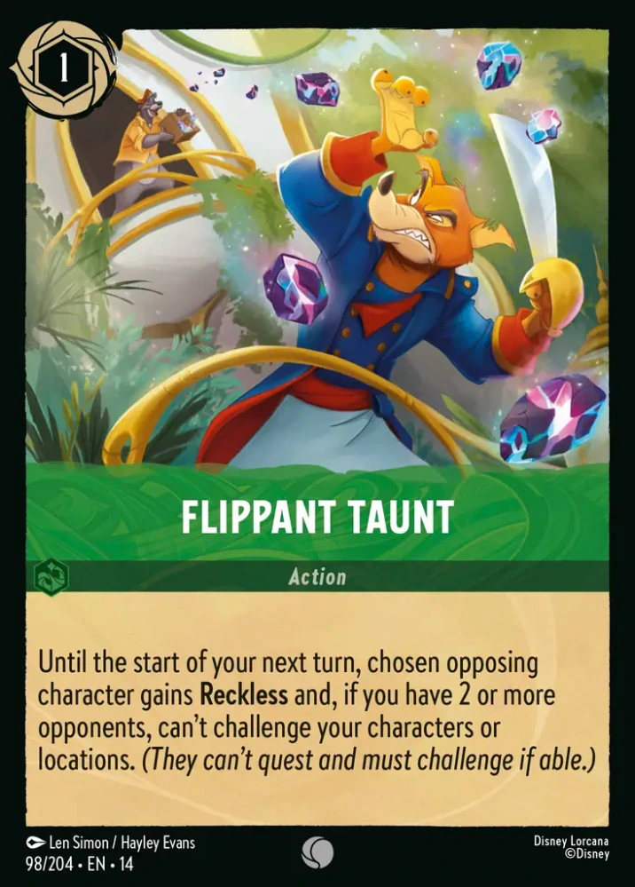 Flippant Taunt - foil