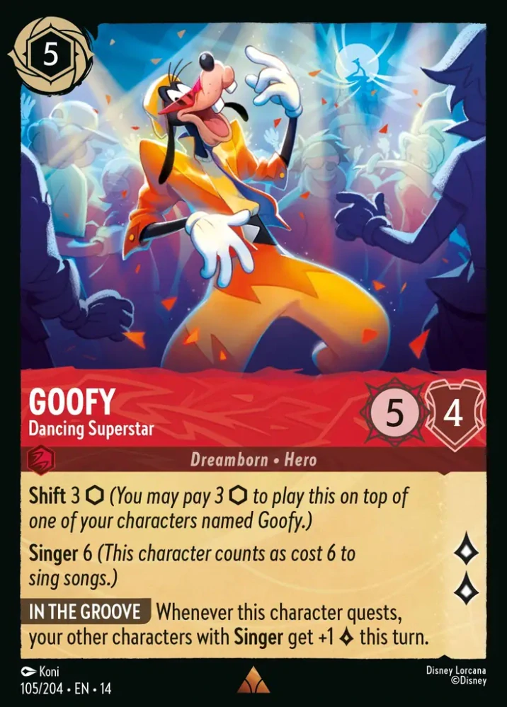 Goofy - Dancing Superstar - foil