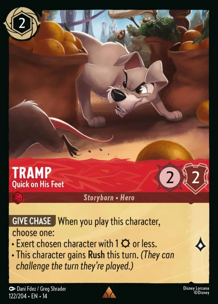 Tramp - Quick on His Feet - foil