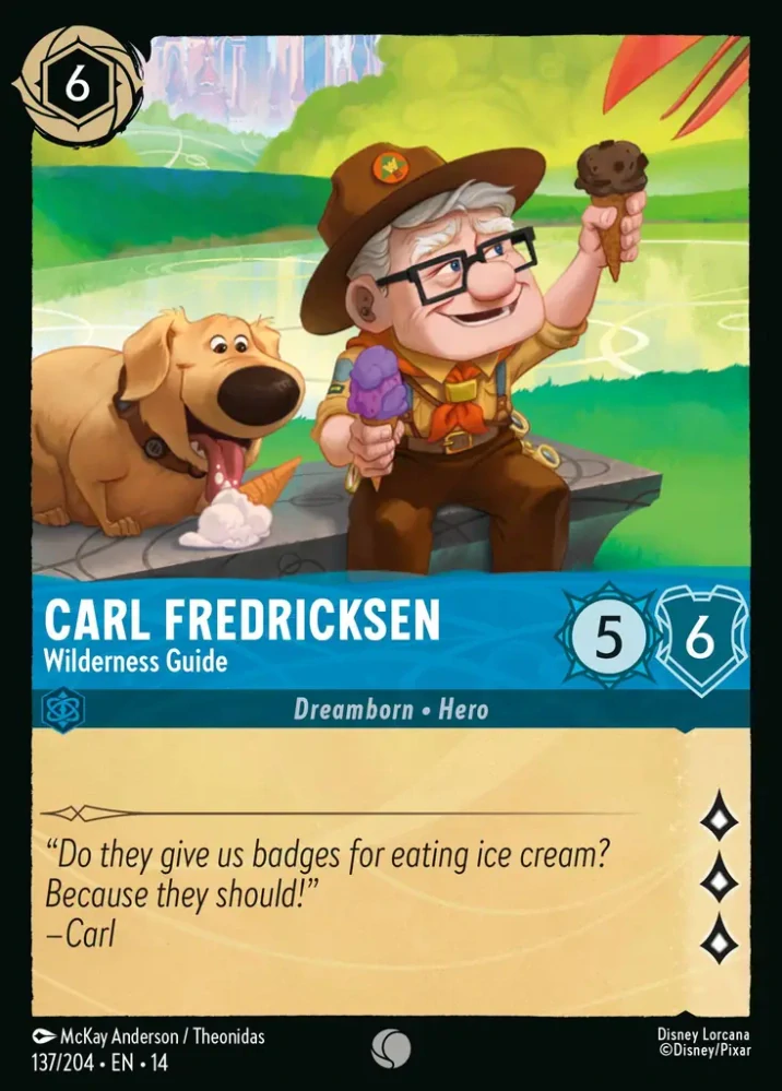 Carl Fredricksen - Wilderness Guide - foil