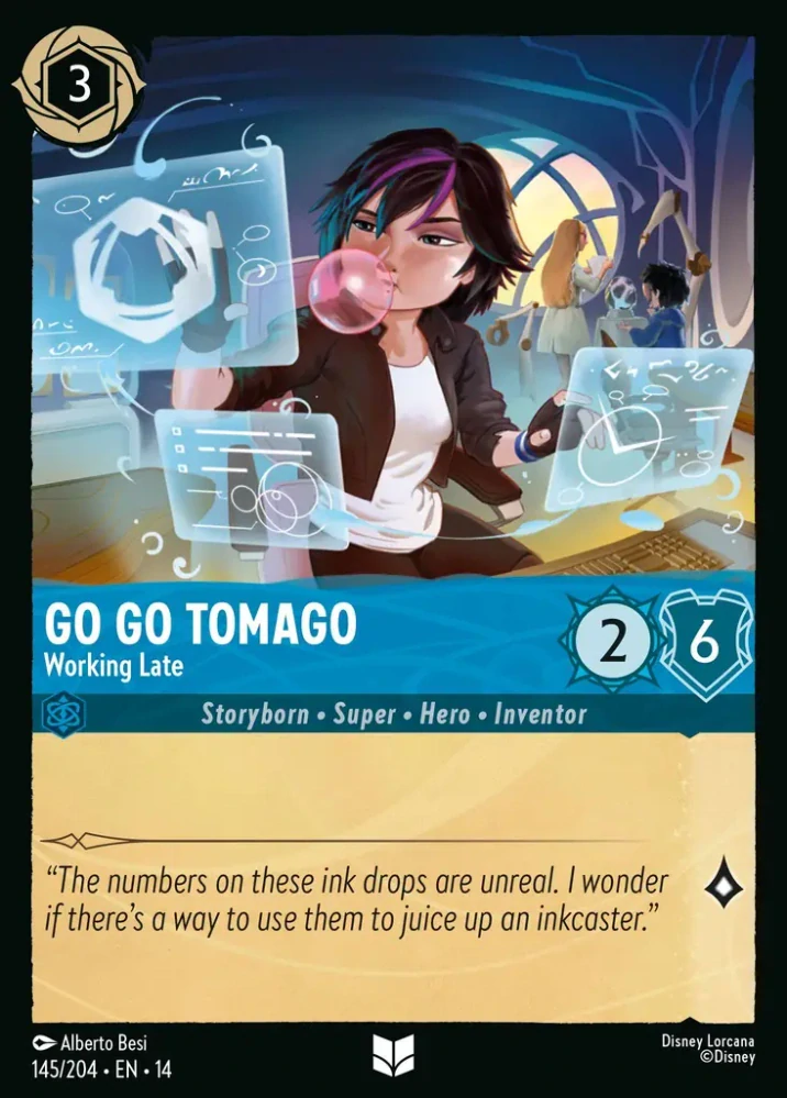 Go Go Tomago - Working Late - foil