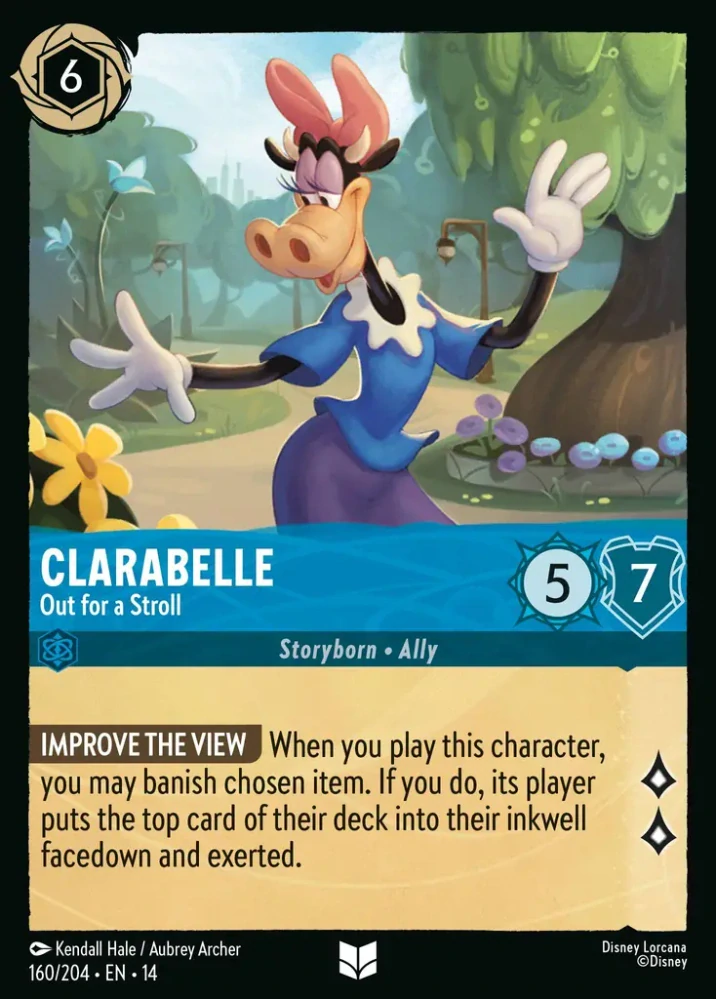Clarabelle - Out for a Stroll - foil
