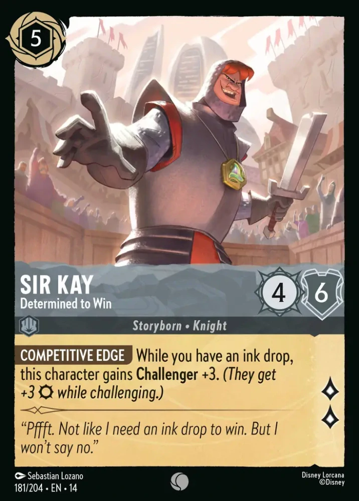 Sir Kay - Determined to Win - foil