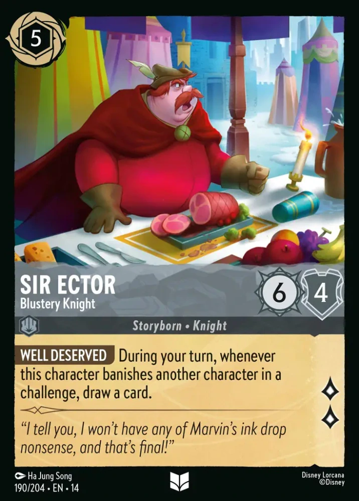 Sir Ector - Blustery Knight - foil