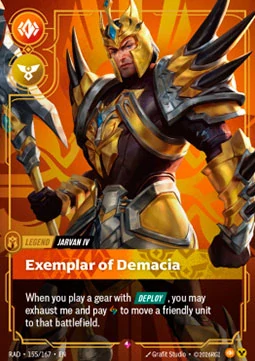 Jarvan IV, Exemplar of Demacia (V.1 - Rare)
