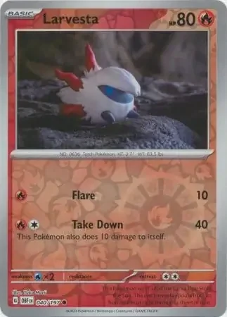 Larvesta (OBF 040) - REVERSE HOLO