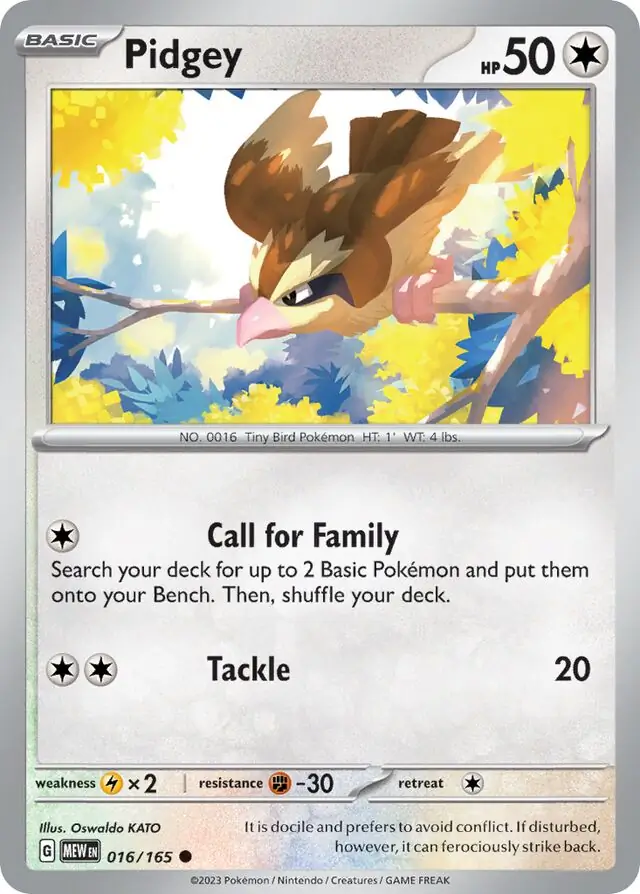 Pidgey (MEW 016)