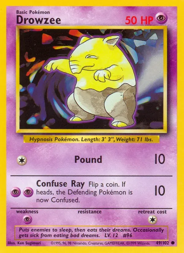Drowzee (BS 49) - GOOD