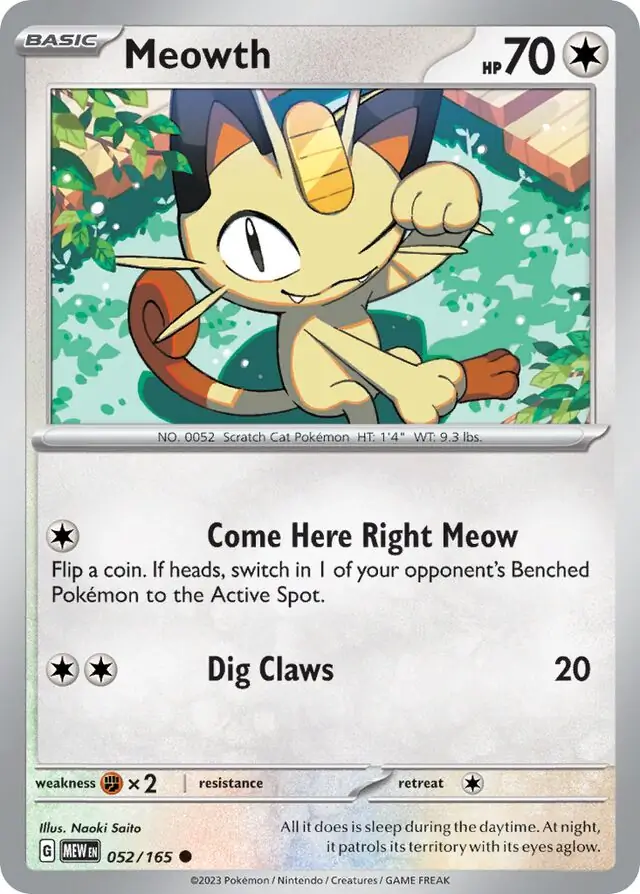Meowth (MEW 052)