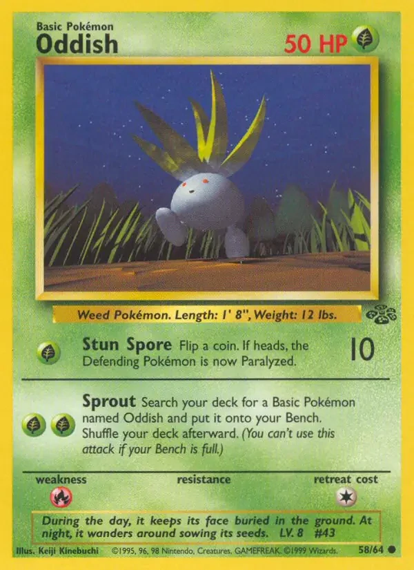 Oddish (JU 58) - LIGHT PLAYED