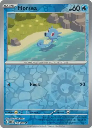 Horsea (PAR 030) - REVERSE HOLO