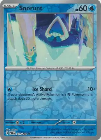 Snorunt (PAR 037) - REVERSE HOLO