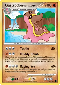 GASTRODON WEST SEA LV.50 - 022/111 - GOOD