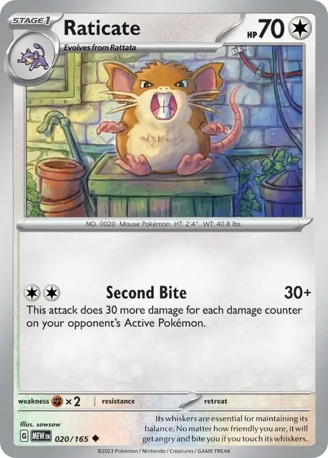 Raticate (MEW 020)