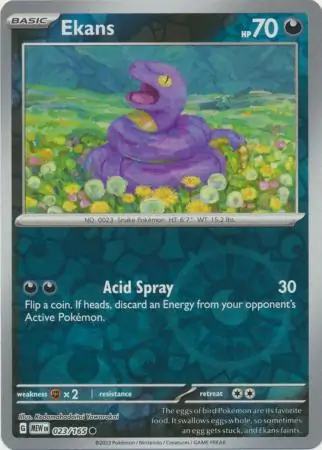 Ekans (MEW 023) - REVERSE HOLO