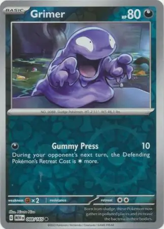 Grimer (MEW 088) - REVERSE HOLO