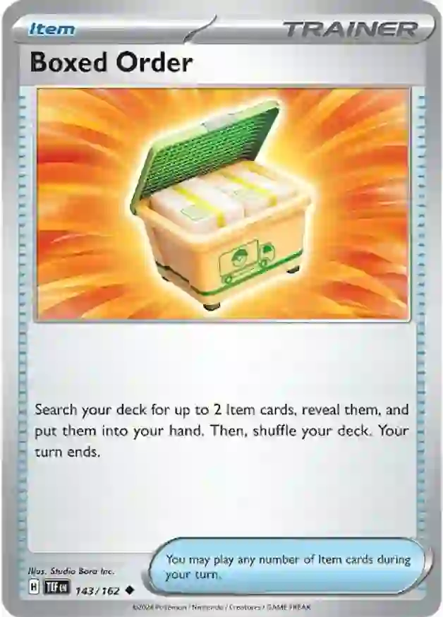 Boxed Order (TEF 143)