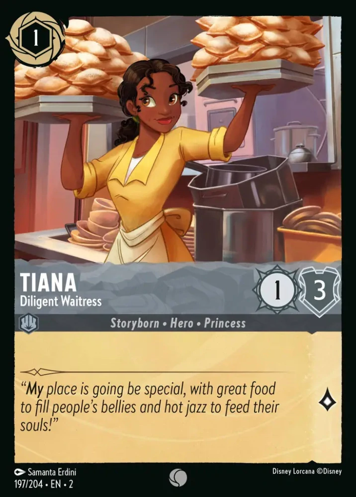 Tiana - Diligent Waitress - foil