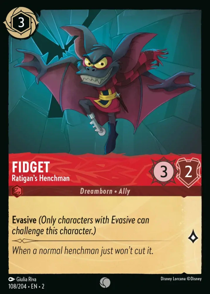 Fidget - Ratigan's Henchman - foil