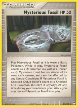 Mysterious Fossil (PK 85) - LIGHT PLAYED