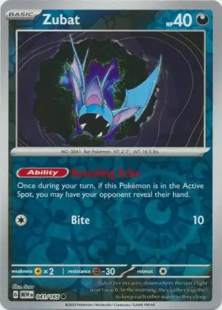 Zubat (MEW 041) - REVERSE HOLO