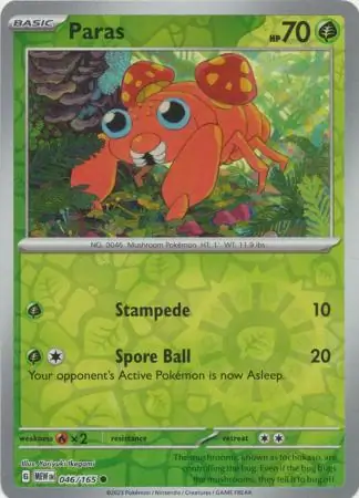 Paras (MEW 046) - REVERSE HOLO