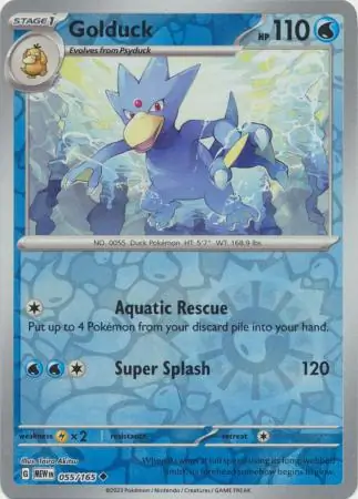 Golduck (MEW 055) - REVERSE HOLO