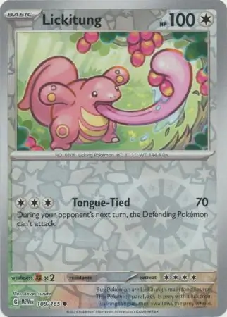 Lickitung (MEW 108) - REVERSE HOLO