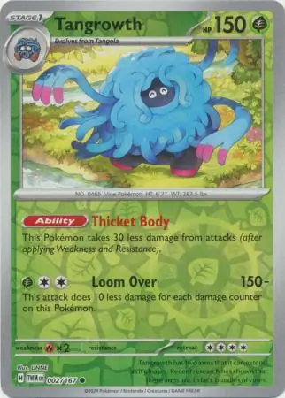 Tangrowth (TWM 002) - REVERSE HOLO