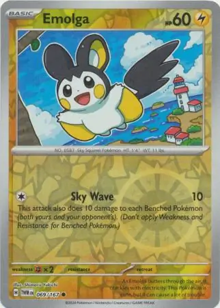 Emolga (TWM 069) - REVERSE HOLO