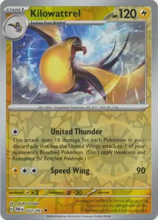 Kilowattrel (PAF 022) - REVERSE HOLO