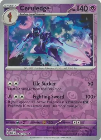 Ceruledge (PAF 040) - REVERSE HOLO